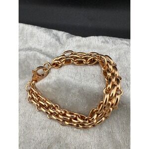 Bronze Milor Italy Bracelet Chain Link  Size 8"